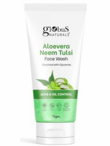 Glowbus Naturals Aloevera Neem Tulsi Face Wash 75gm