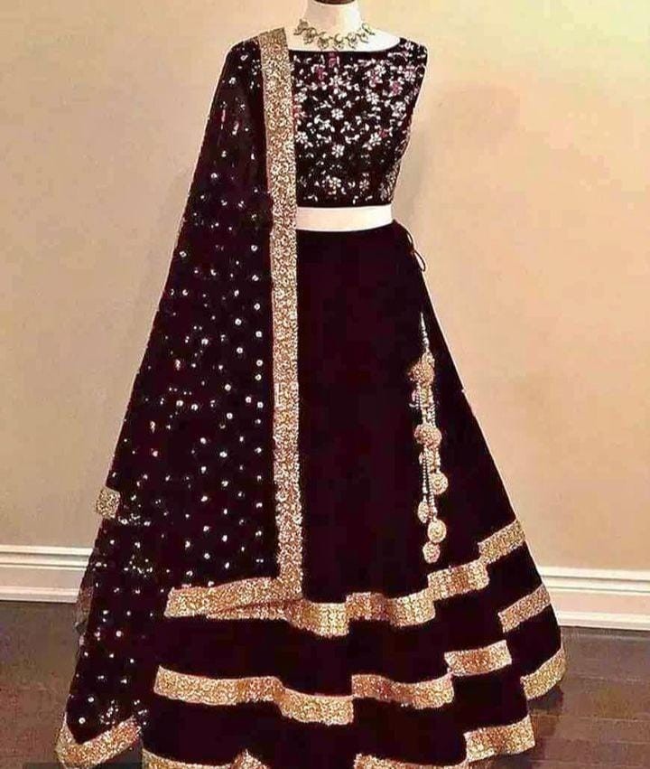 Classic Embroidered Lehenga Choli For Woman